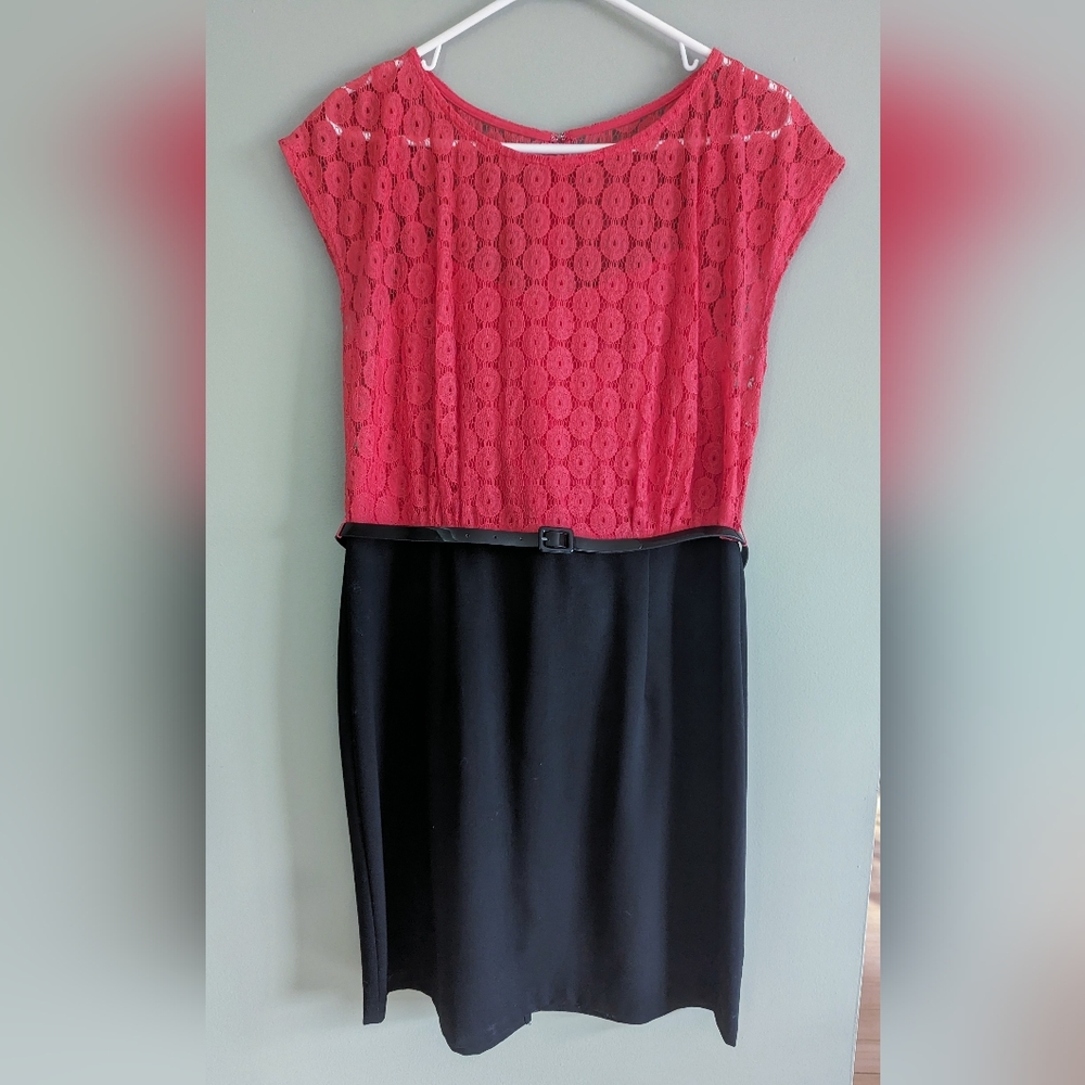 Alyx Orange Pencil Skirt Dress